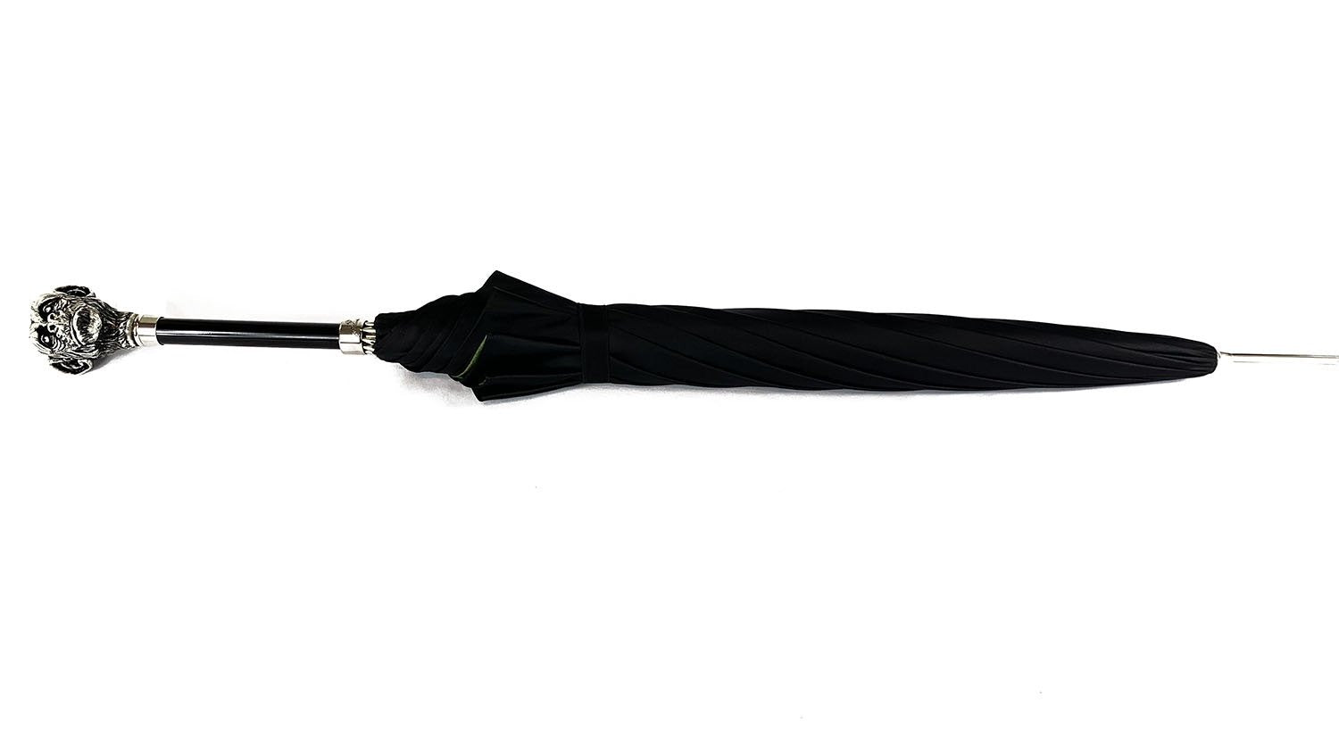 Exclusive umbrella with hand-painted monkey handle – ilMarchesato