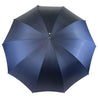 Elegant Navy blue Men's umbrella - IL MARCHESATO LUXURY UMBRELLAS, CANES AND SHOEHORNS