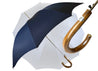 Elegant Navy blue Men's umbrella - IL MARCHESATO LUXURY UMBRELLAS, CANES AND SHOEHORNS