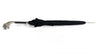Fantastic Black umbrella for man with Silverplated Dragon - IL MARCHESATO LUXURY UMBRELLAS, CANES AND SHOEHORNS