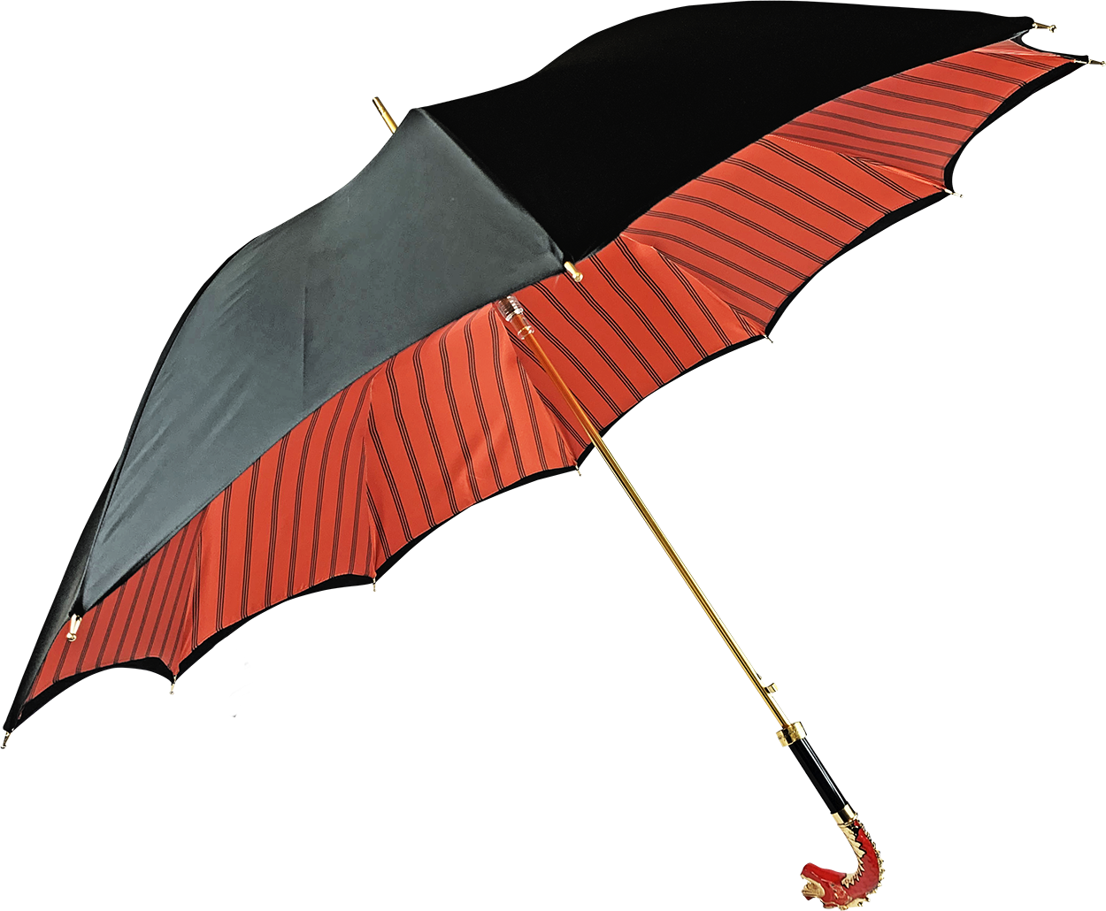 Premium double canopy with Enameled Red Dragon