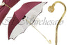 Burgundy Luxury Women's Umbrella - il-marchesato