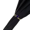 Il Marchesato luxury black-purple double cloth umbrellas - il-marchesato