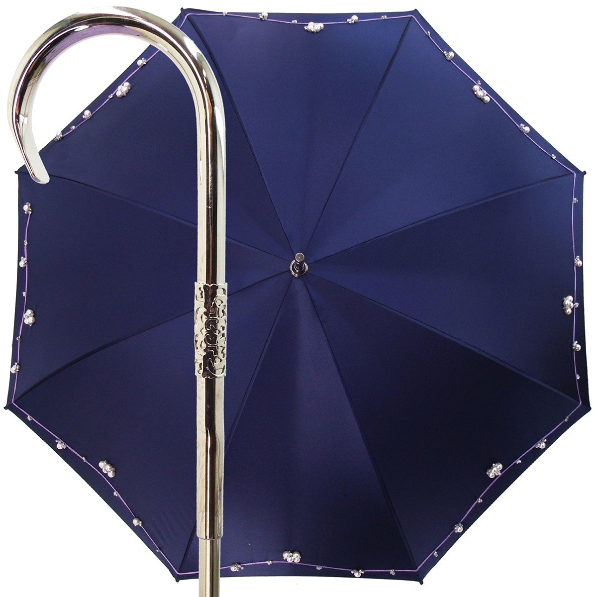 Handmade Luxury Jewel Pearl Women's Fashion Umbrella - il-marchesato