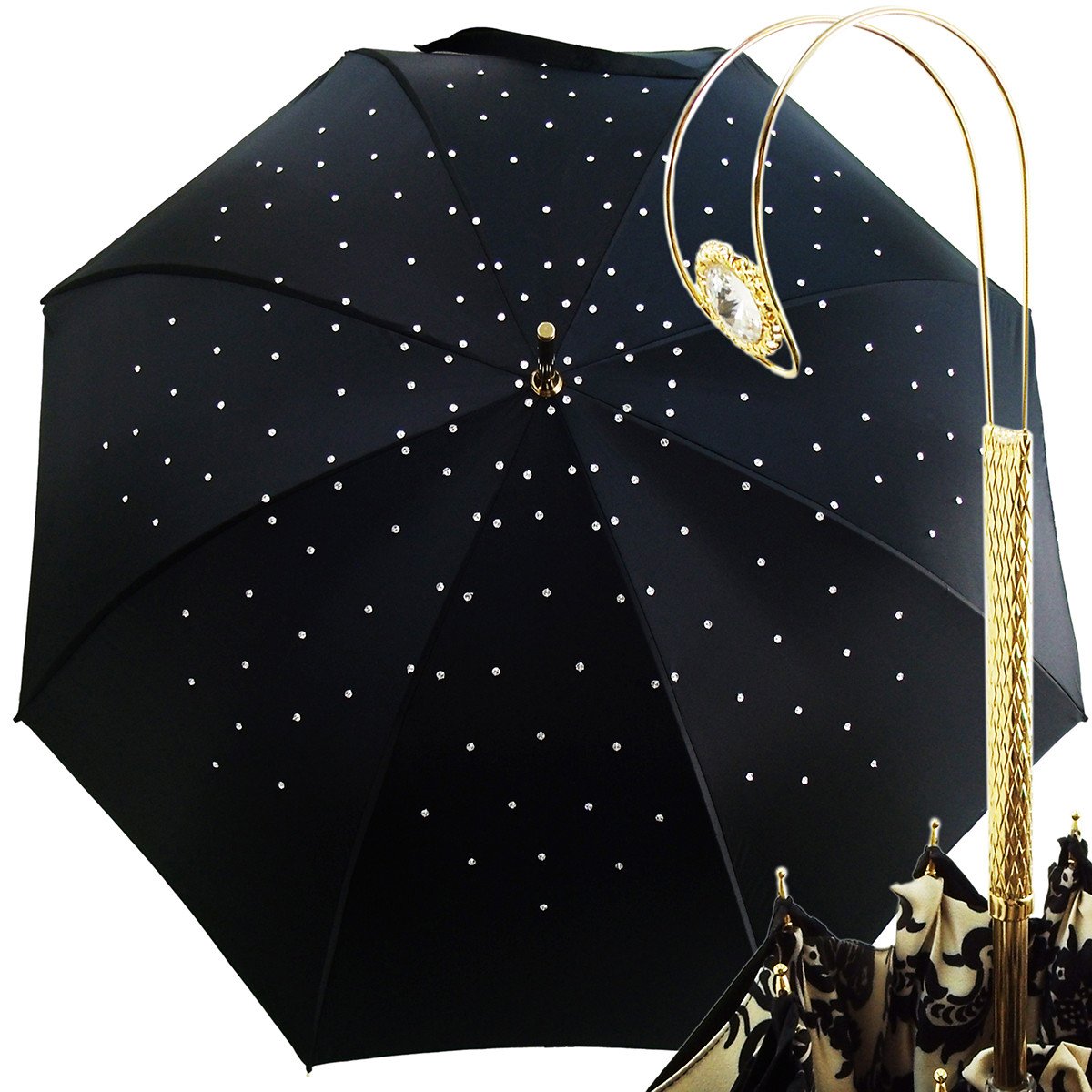 Jewel Umbrella Made with Swarovski Elements - il-marchesato