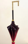 Beautifull Double Canopy Umbrella Finished in a Luxurious Colored Satin Polyester Fabric - il-marchesato