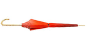 Orange Floral Umbrella, Double Canopy Luxury Ladies - il-marchesato