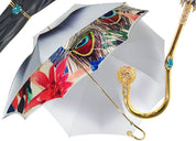 Superb Umbrella With Floral Design - il-marchesato