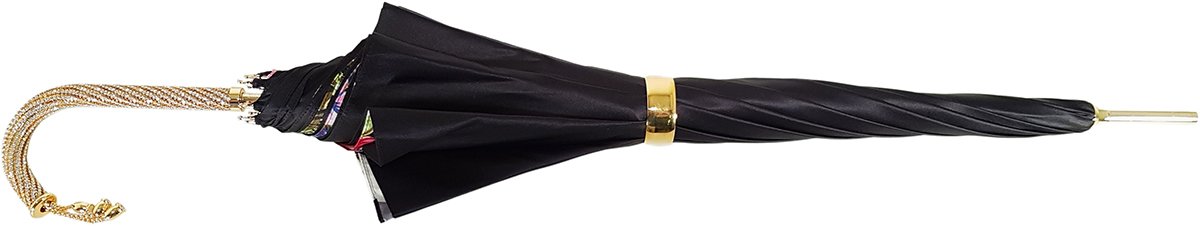 Adorable Umbrella With Double Fabric, Exclusive Floral Design By il Marchesato - il-marchesato