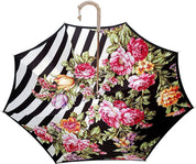 Adorable Umbrella With Double Fabric, Exclusive Floral Design By il Marchesato - il-marchesato