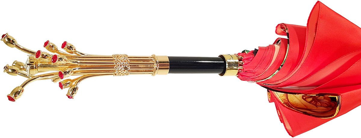 Marvelous Umbrella With Double Cloth Exclusive Design by il Marchesato - il-marchesato