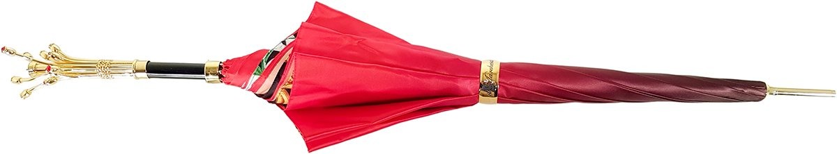 Marvelous Umbrella With Double Cloth Exclusive Design by il Marchesato - il-marchesato
