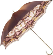 Charming Double Cloth Woman's Umbrella Exclusive Design by il Marchesato - il-marchesato