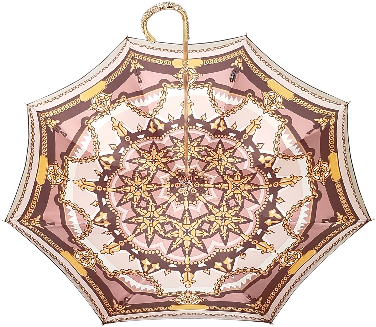 Charming Double Cloth Woman's Umbrella Exclusive Design by il Marchesato - il-marchesato