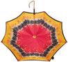Beautiful Double Canopy Umbrella in a Parti-Coloured Design - il-marchesato