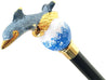 Awesome Dolphin Umbrella - Blue Rose Inside - il-marchesato