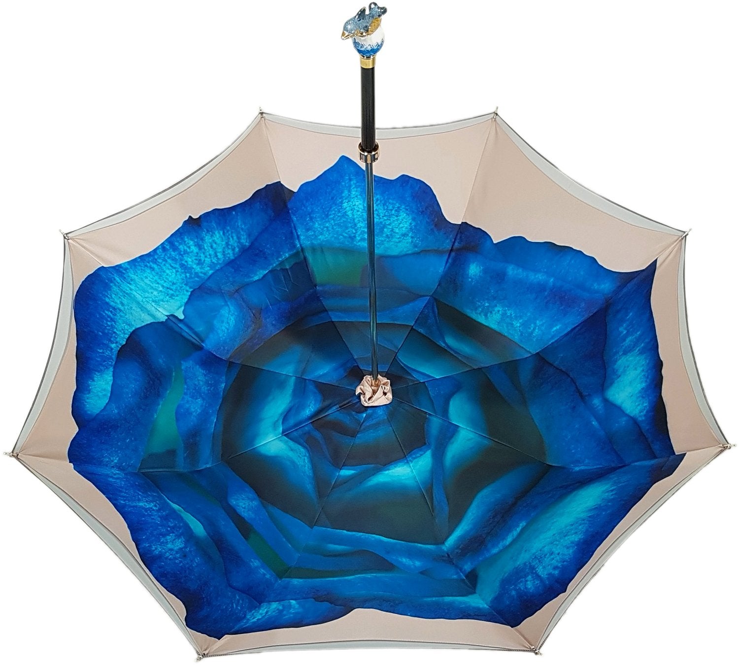 Awesome Dolphin Umbrella - Blue Rose Inside - il-marchesato
