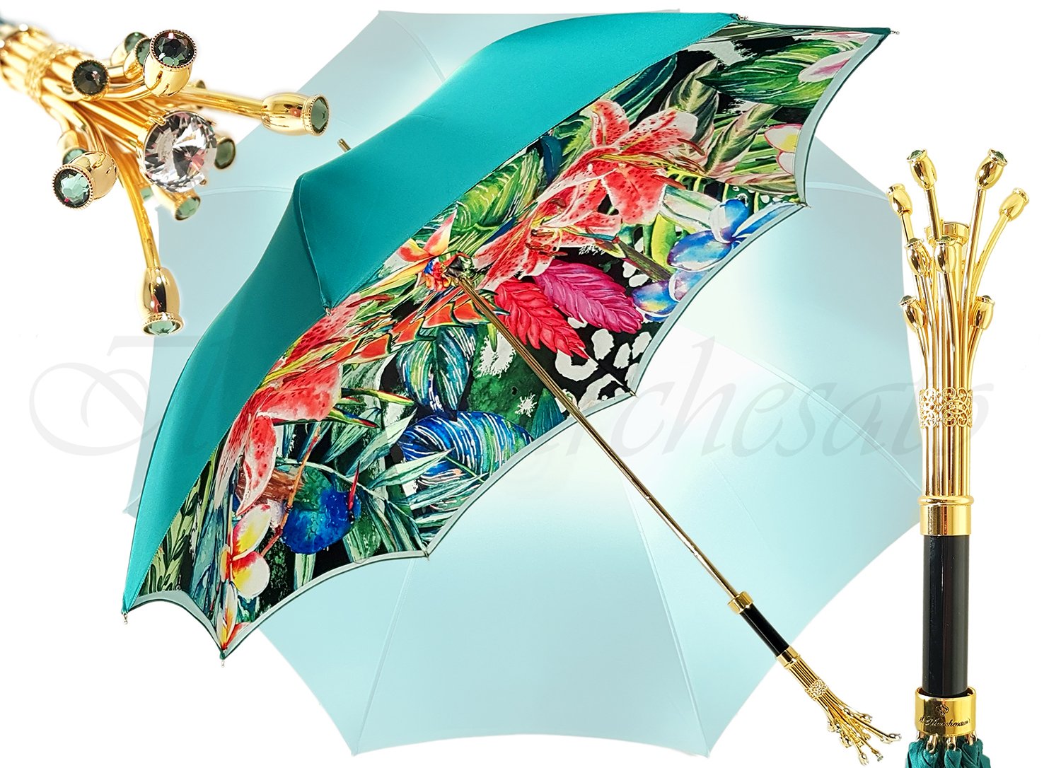 Marvelous Umbrella With Double Cloth Exclusive Design - il-marchesato