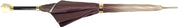 Double Cloth Women's Umbrella with Printed Rose Design - il-marchesato
