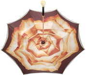Double Cloth Women's Umbrella with Printed Rose Design - il-marchesato
