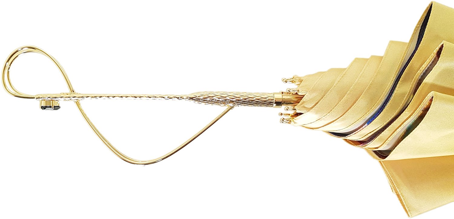 Adorable Umbrella With Double Fabric, Exclusive  Design By il Marchesato - il-marchesato