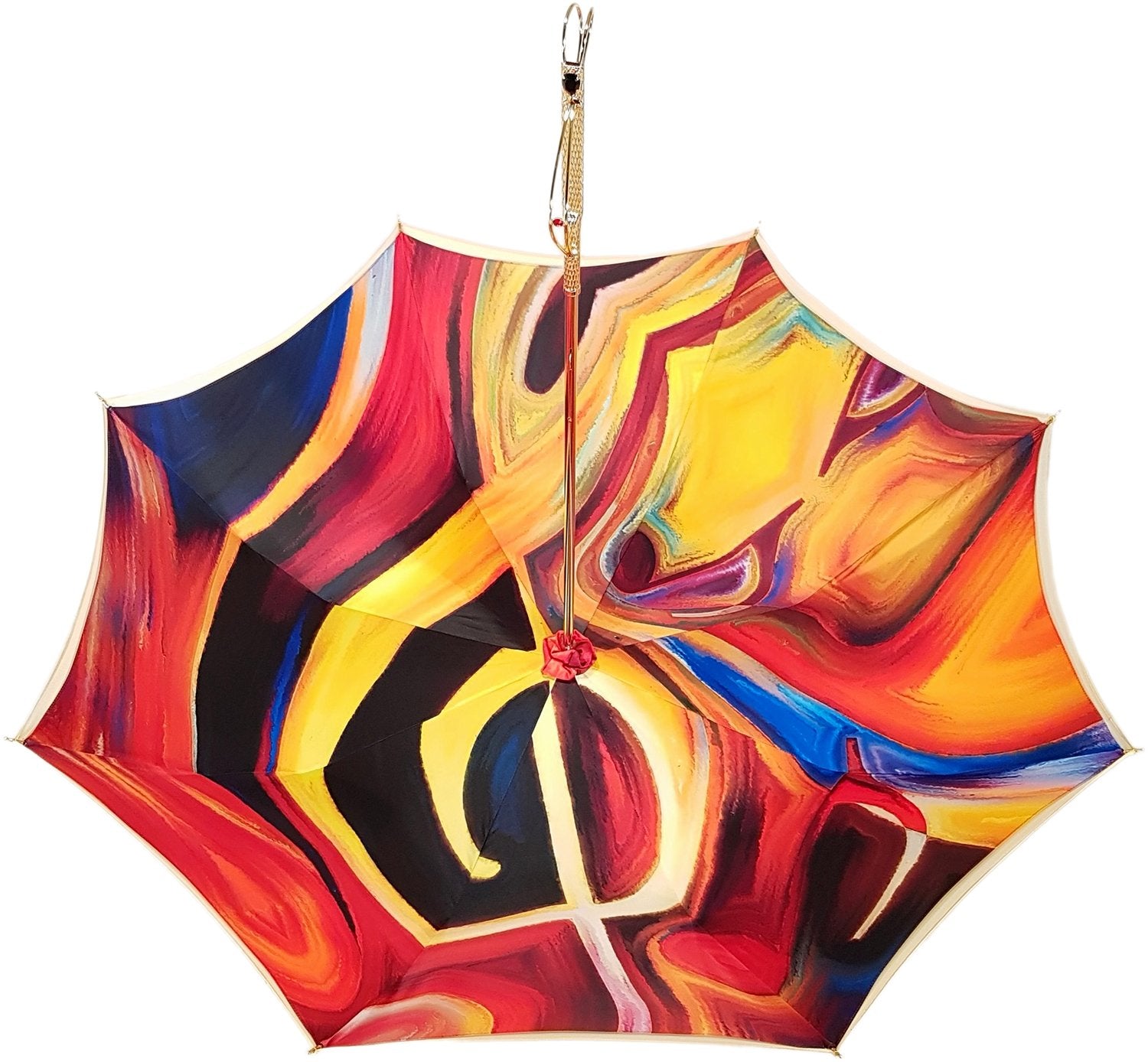 Adorable Umbrella With Double Fabric, Exclusive  Design By il Marchesato - il-marchesato