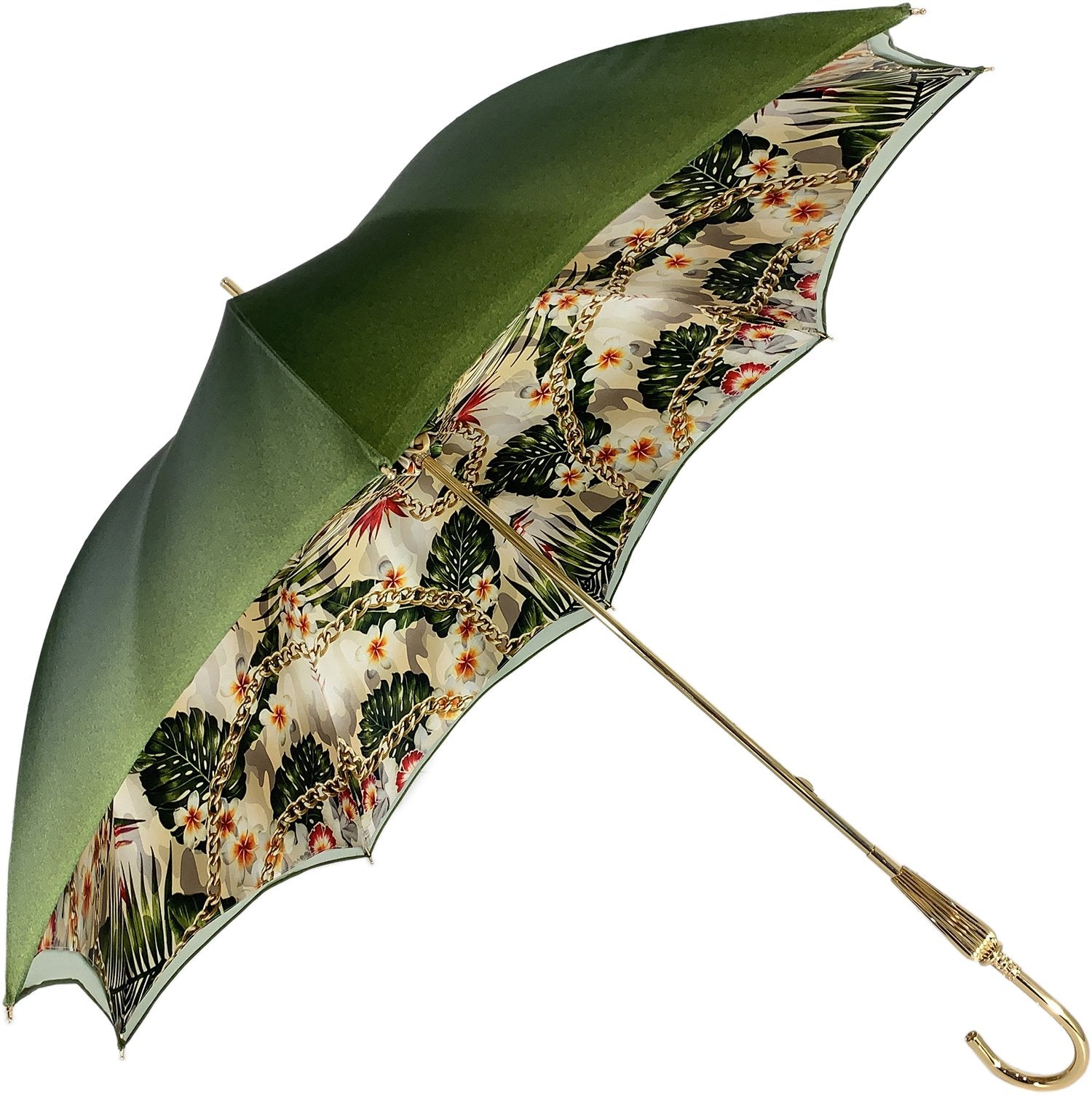 Fantastic flower and chain Umbrella With Double Fabric, Exclusive  Design By il Marchesato - il-marchesato