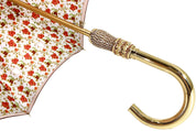 Il Marchesato Bright Red small roses Women's Umbrella - il-marchesato