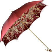Il Marchesato ombrelli Burgundy crown design - Mylord red stones Handle - il-marchesato