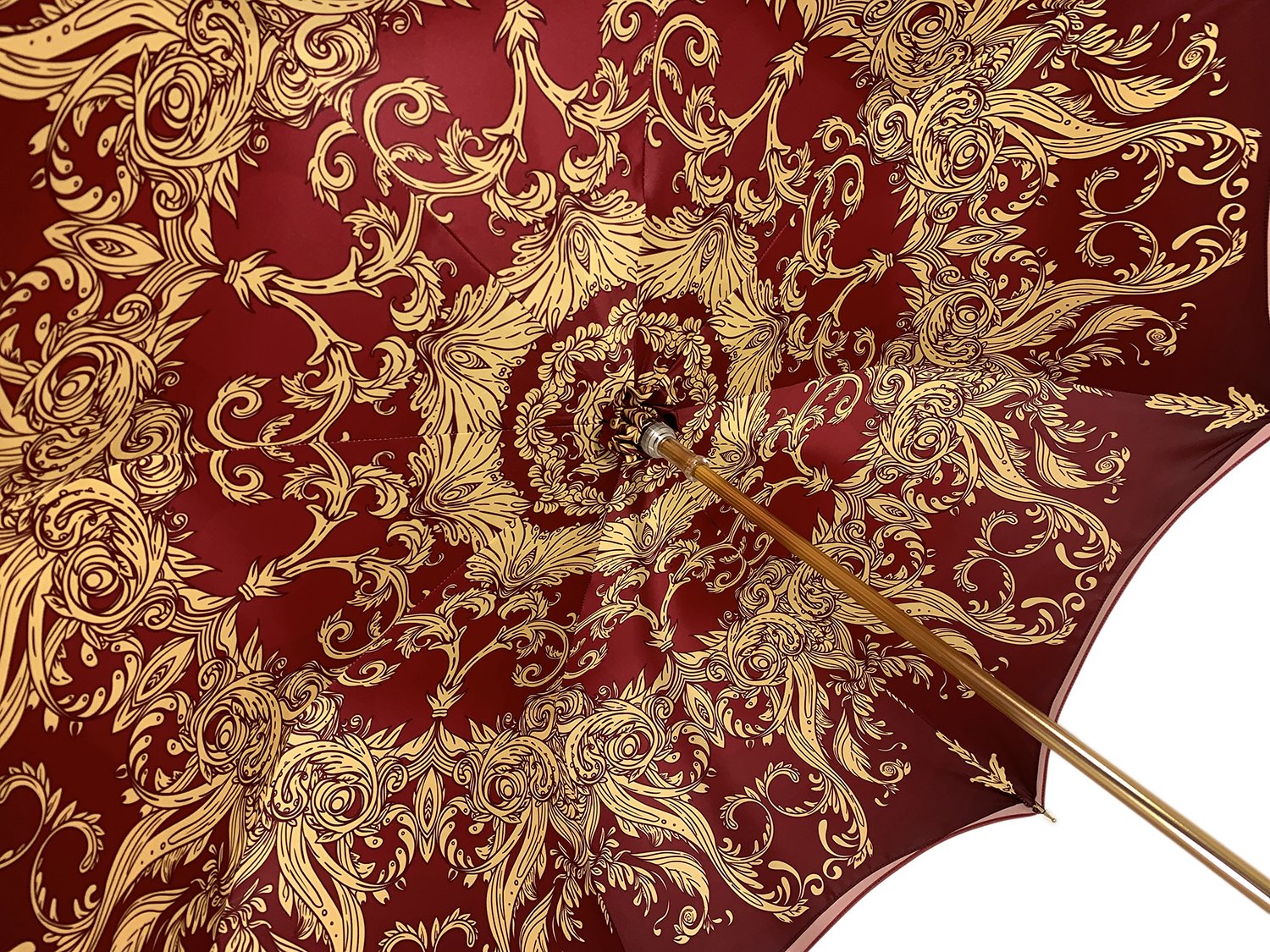 Il Marchesato ombrelli Burgundy crown design - Mylord red stones Handle - il-marchesato
