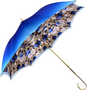 Heavenly Umbrella - Blue Roses interior - Handcrafted - il-marchesato