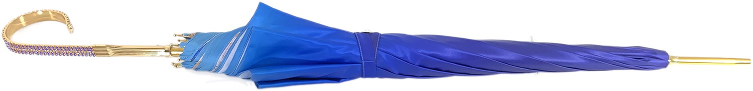 Heavenly Umbrella - Blue Roses interior - Handcrafted - il-marchesato