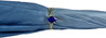 Light Blue Flowers Umbrella, Double Cloth - IL MARCHESATO LUXURY UMBRELLAS, CANES AND SHOEHORNS