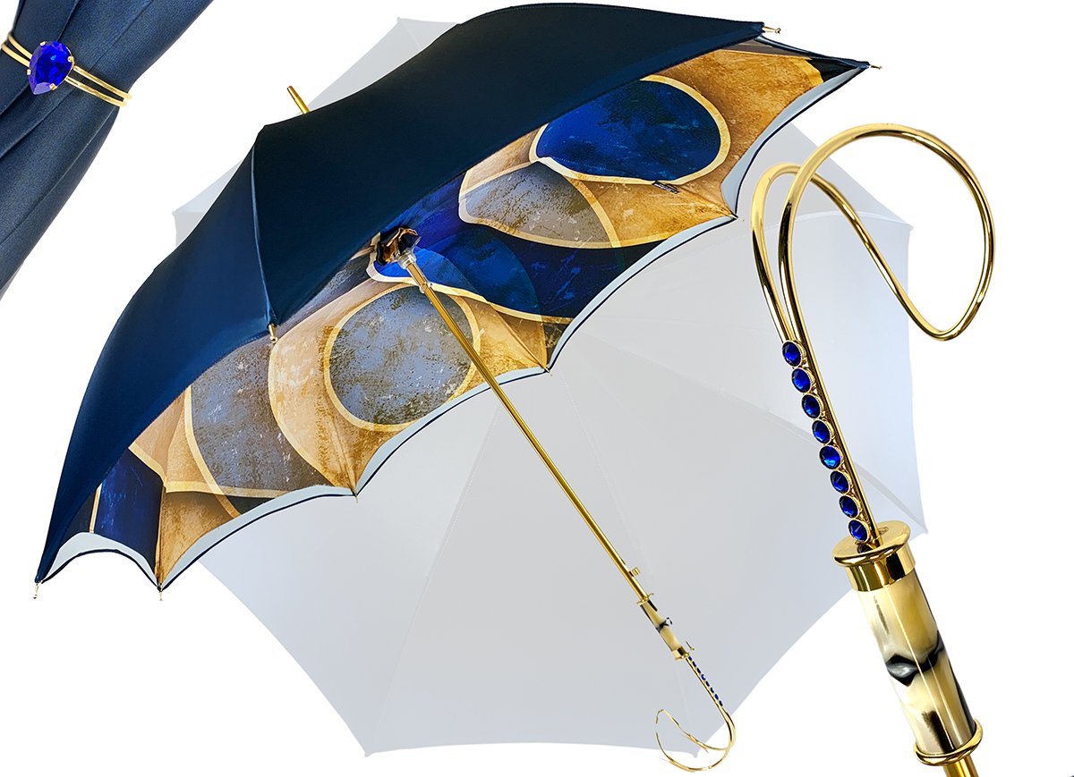 il marchesato luxurious blue umbrella