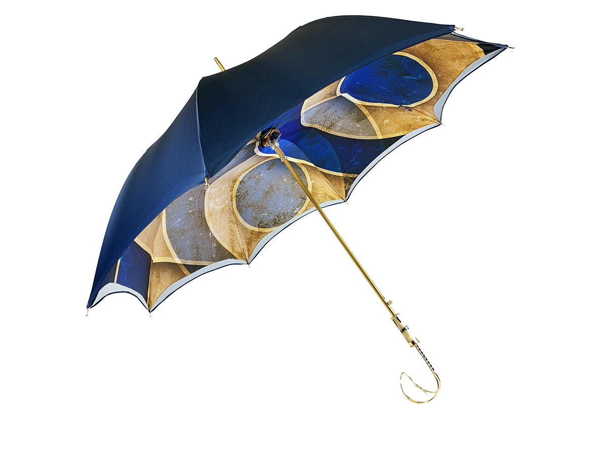 Handcrafted Umbrella Exclusive Abstract Design - IL MARCHESATO LUXURY UMBRELLAS, CANES AND SHOEHORNS