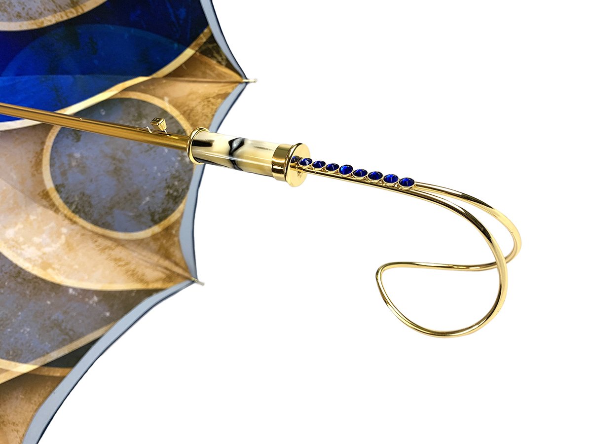 Handcrafted Umbrella Exclusive Abstract Design - IL MARCHESATO LUXURY UMBRELLAS, CANES AND SHOEHORNS