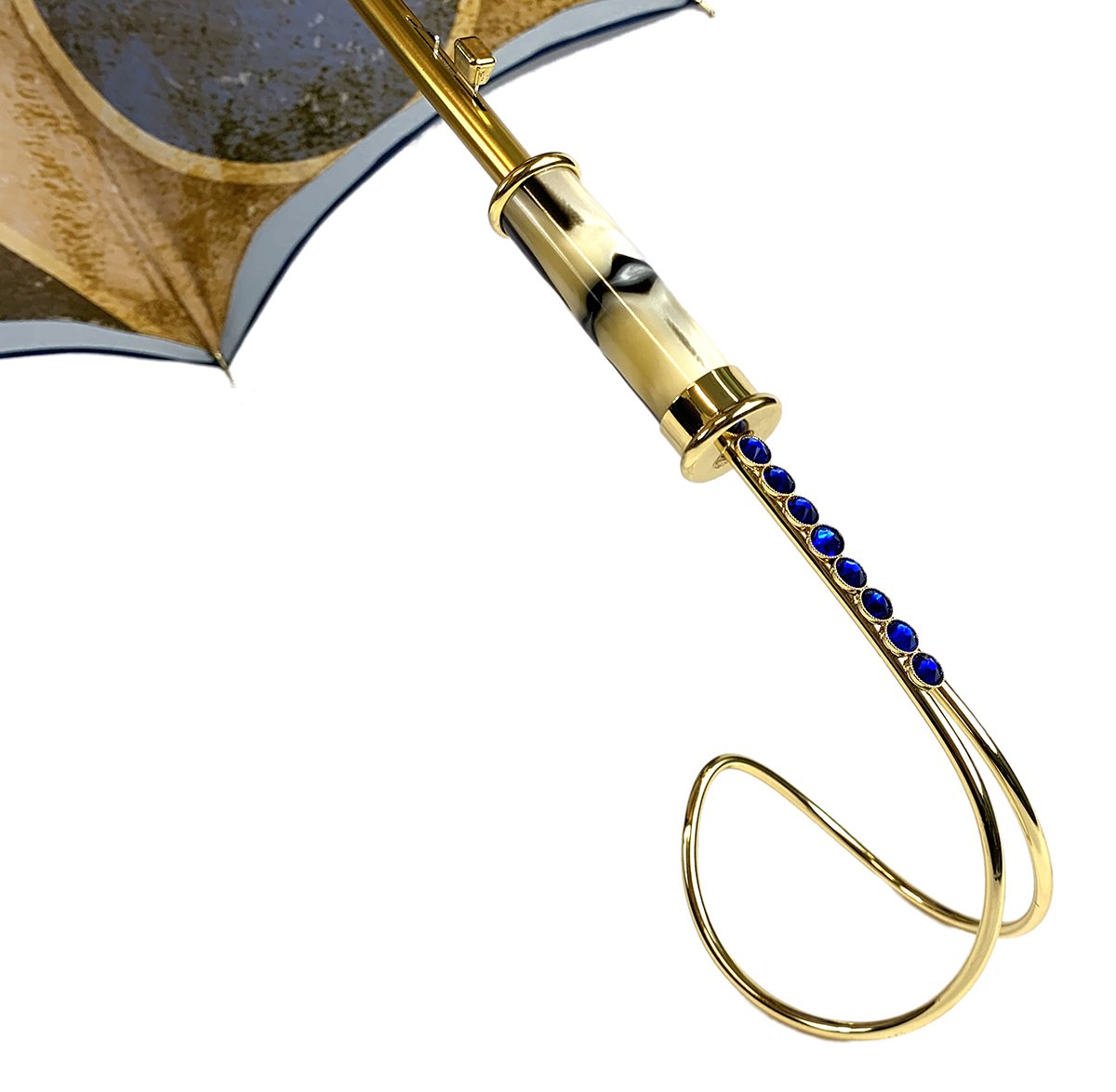 Handcrafted Umbrella Exclusive Abstract Design - IL MARCHESATO LUXURY UMBRELLAS, CANES AND SHOEHORNS