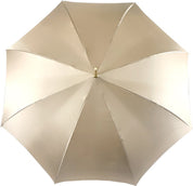 Handmade Cream Umbrella - Abstract Design - IL MARCHESATO LUXURY UMBRELLAS, CANES AND SHOEHORNS