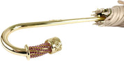 Handmade Cream Umbrella - Abstract Design - IL MARCHESATO LUXURY UMBRELLAS, CANES AND SHOEHORNS