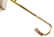 Handmade Cream Umbrella - Abstract Design - IL MARCHESATO LUXURY UMBRELLAS, CANES AND SHOEHORNS