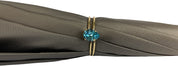 Elegant Gradient Gold Umbrella - IL MARCHESATO LUXURY UMBRELLAS, CANES AND SHOEHORNS