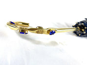 Blue Flowers Umbrella - IL MARCHESATO LUXURY UMBRELLAS, CANES AND SHOEHORNS