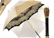 DOUBLE CLOTH CREAMY LEOPARD UMBRELLA