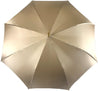 Creamy Leopard Print Umbrella, Double Cloth - IL MARCHESATO LUXURY UMBRELLAS, CANES AND SHOEHORNS