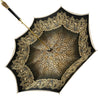 Creamy Leopard Print Umbrella, Double Cloth - IL MARCHESATO LUXURY UMBRELLAS, CANES AND SHOEHORNS