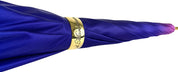 Sky Blue Gradient Umbrella,  Daisies Print - IL MARCHESATO LUXURY UMBRELLAS, CANES AND SHOEHORNS