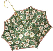 Nice And Elegant Flowered Umbrella - IL MARCHESATO LUXURY UMBRELLAS, CANES AND SHOEHORNS