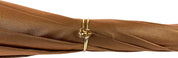 Superb Bronze Color Umbrella With Chains Pattern - IL MARCHESATO LUXURY UMBRELLAS, CANES AND SHOEHORNS