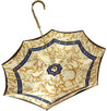 Superb Bronze Color Umbrella With Chains Pattern - IL MARCHESATO LUXURY UMBRELLAS, CANES AND SHOEHORNS