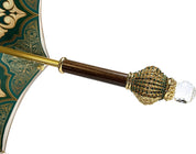 Gorgeous Cream Color Umbrella With Double Fabric - IL MARCHESATO LUXURY UMBRELLAS, CANES AND SHOEHORNS